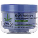 Hempz Herbal Whipped Creme Body Scrub- Triple Moisture Collection for unisex by Hempz