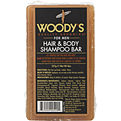 Woody's Hair And Body Shampoo Bar for men by Woody's