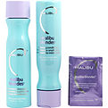 Malibu Hair Care Set-Malibu Blondes Enhancing Kit With Shampoo 9 oz & Conditioner 9 oz & Hair Remedy 0.17 oz (4 Packets) - U for unisex by Malibu Hair Care