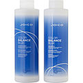 Joico Color Balance Blue Conditioner And Shampoo 1l 33.8oz for unisex by Joico