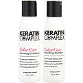 Keratin Complex Keratin Color Care Smoothing Shampoo & Conditioner Duo 3 oz X 2 (New White Packaging) for unisex by Keratin Complex