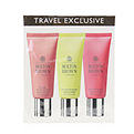 Molton Brown Tempting Treats Hand Cream Travel Set: Delicious Rhubarb & Rose Hand Cream+Orange & Bergamot Hand Cream+Fiery Pink Hand Cream --3pcs for women by Molton Brown