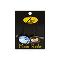 Zhoe Moon Rocks Hair Clips - Smokey Gray & Aqua for unisex by Zhoe