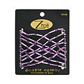 Zhoe Double Hair Combs - Shimmery Lavender for unisex by Zhoe