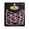 Zhoe Double Hair Combs - Pink for unisex by Zhoe