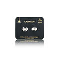 Caravan Mini Stone Clips - Black for unisex by Caravan