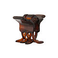 Caravan Tiny Patent Claw Clip - Tortoise Shell for unisex by Caravan