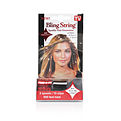 Mia Bling String Hologram Hair Extensions - Black & Red for unisex by Mia
