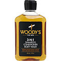 Woody's 3-N-1 Tall Dark And Handsome Shampoo, Conditioner, And Body Wash for men by Woody's