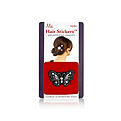 Mia Large Hair Stickers - Black Butterfly for unisex by Mia