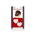 Mia Small Hair Stickers - Silver Hearts Pair for unisex by Mia