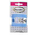 Mia Ponytailers Ponytail Holder - Blue Gingham for unisex by Mia