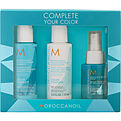 Moroccanoil Complete Your Color Kit: Color Complete Shampoo 2.4 oz & Color Complete Conditioner 2.4 oz & Protect & Prevent Spray 1.7 oz for unisex by Moroccanoil
