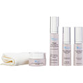 The Organic Pharmacy Rose Diamond Skincare Kit: Exfoliating Cleanser 10ml + Night Lotion 5ml + Eye Cream 5ml + Face Cream 10ml --4pcs for women by The Organic Pharmacy