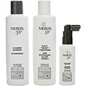 Nioxin Set-3 Piece Full Kit System 1 With Cleanser Shampoo 5 oz & Scalp Therapy Conditioner 5 oz & Scalp Treatment 1.7 oz for unisex by Nioxin