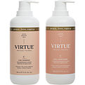 Virtue Curl Professional Duo- Shampoo 17 oz & Conditioner 17 oz for unisex by Virtue