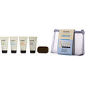 Ahava Travel Kit: Deadsea Water Mineral Body Lotion 40ml + Mud Soap 30g + Shower Gel 40ml + Shampoo 40ml + Conditioner 40ml + Travel Bag --5pcs+Bag for women by Ahava